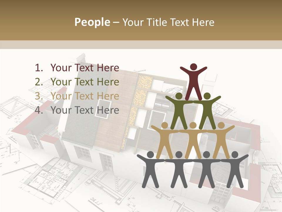 Dwelling Property Trade PowerPoint Template