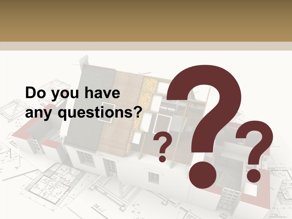 Dwelling Property Trade PowerPoint Template