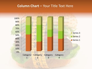 Isolated Fitness Cheese PowerPoint Template