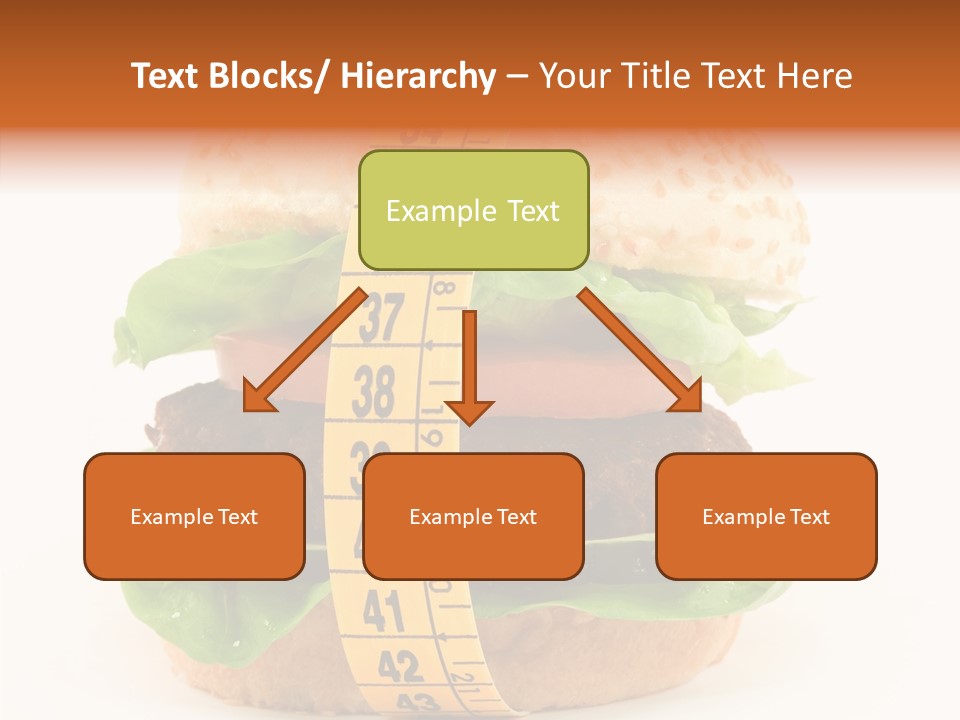 Isolated Fitness Cheese PowerPoint Template