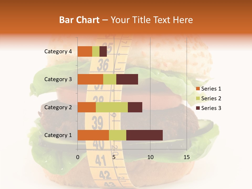 Isolated Fitness Cheese PowerPoint Template