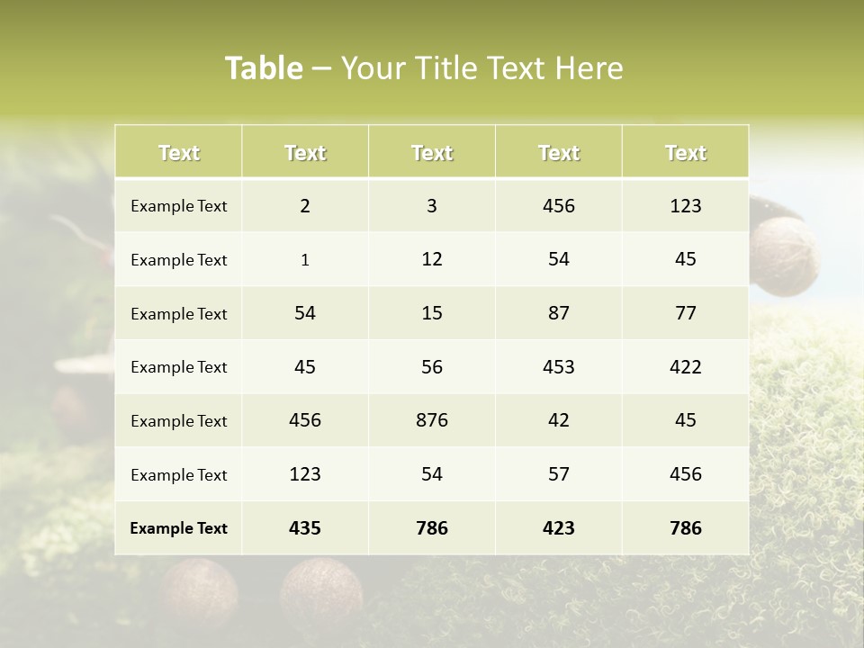 A Group Of Ants On A Moss Covered Hill PowerPoint Template