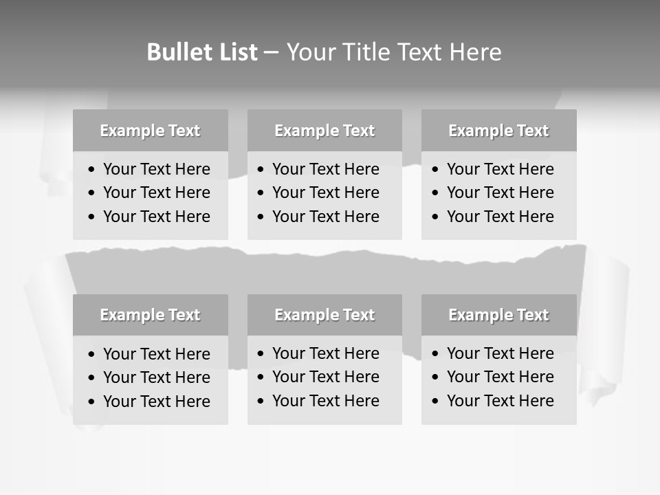 Deterioration Scalable Destruction PowerPoint Template