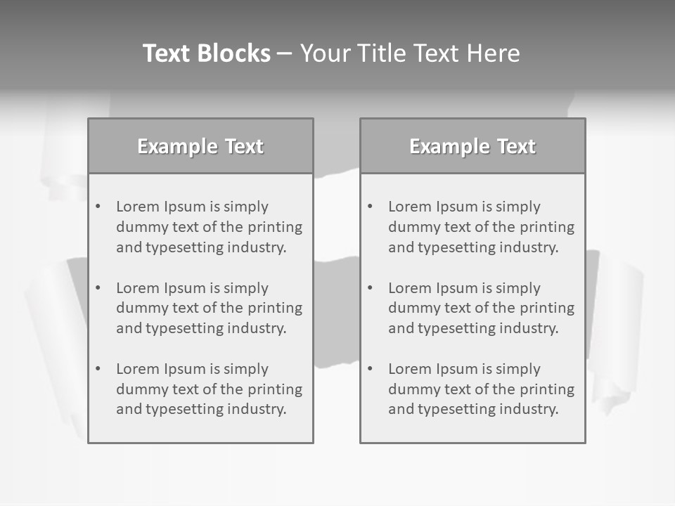 Deterioration Scalable Destruction PowerPoint Template