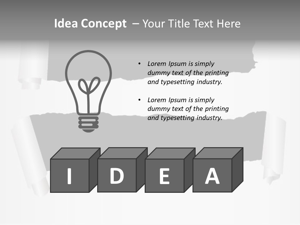 Deterioration Scalable Destruction PowerPoint Template