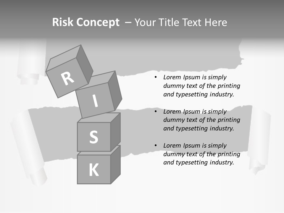 Deterioration Scalable Destruction PowerPoint Template