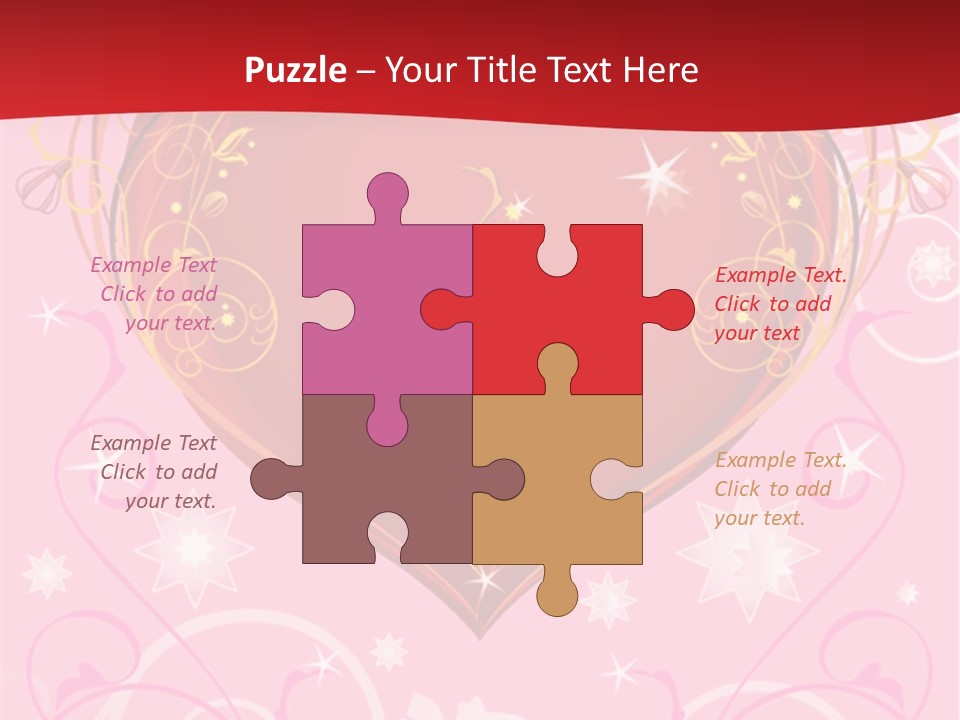 Gift Advertising Letter PowerPoint Template