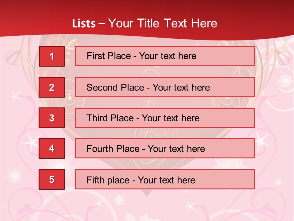 Gift Advertising Letter PowerPoint Template