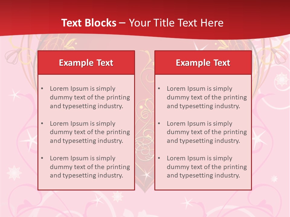 Gift Advertising Letter PowerPoint Template