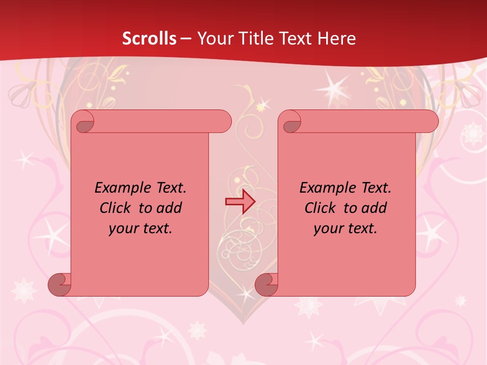 Gift Advertising Letter PowerPoint Template