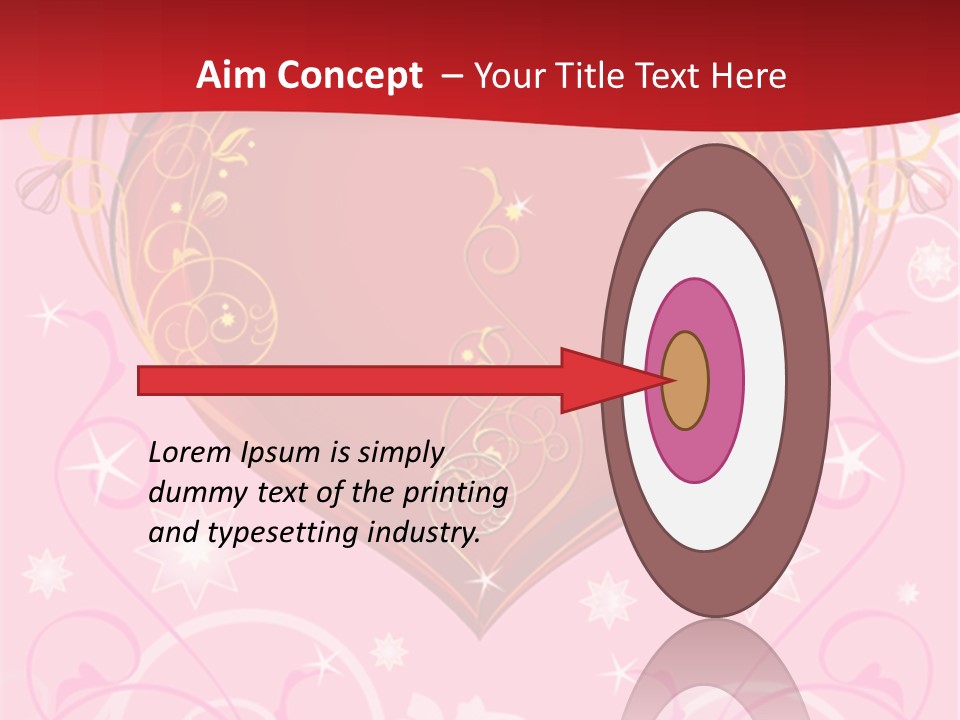 Gift Advertising Letter PowerPoint Template