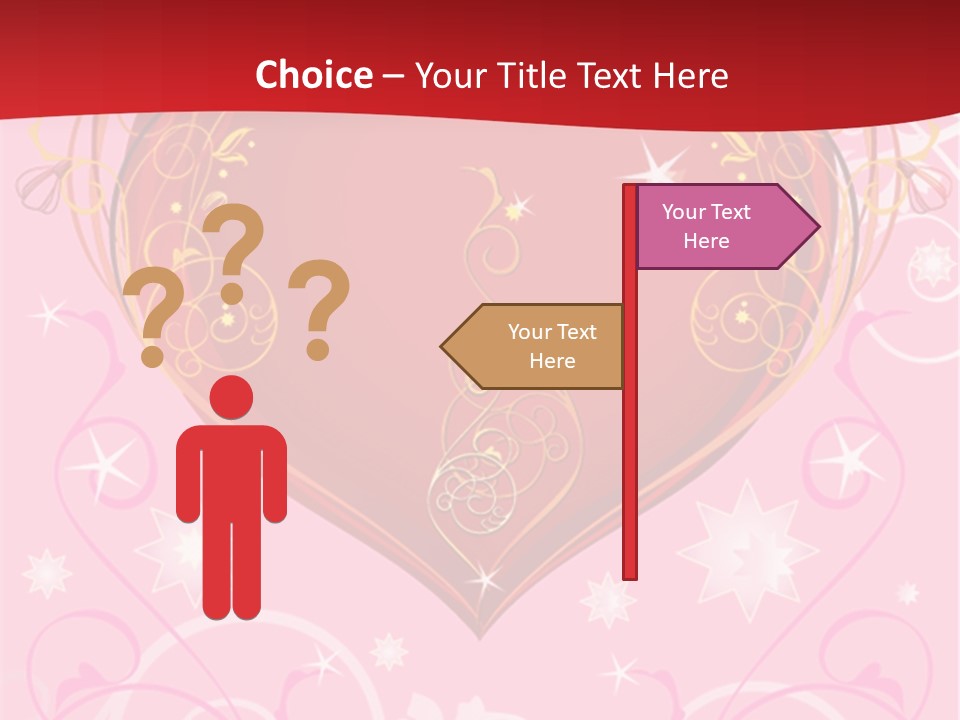 Gift Advertising Letter PowerPoint Template