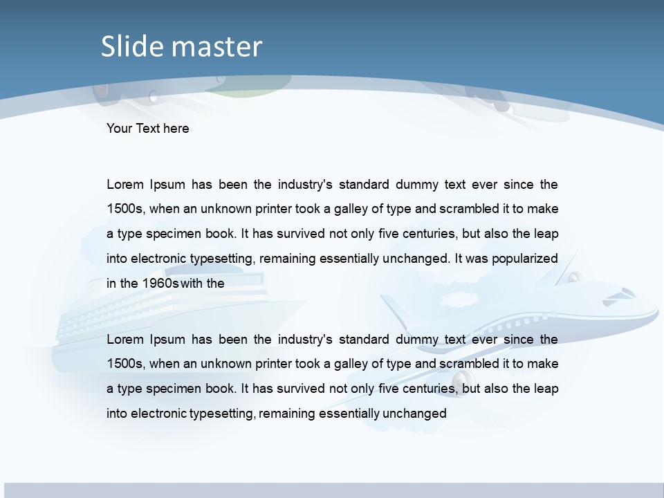 Water Van Speed PowerPoint Template