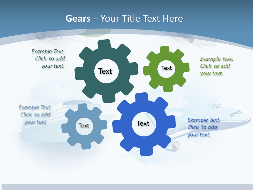 Water Van Speed PowerPoint Template