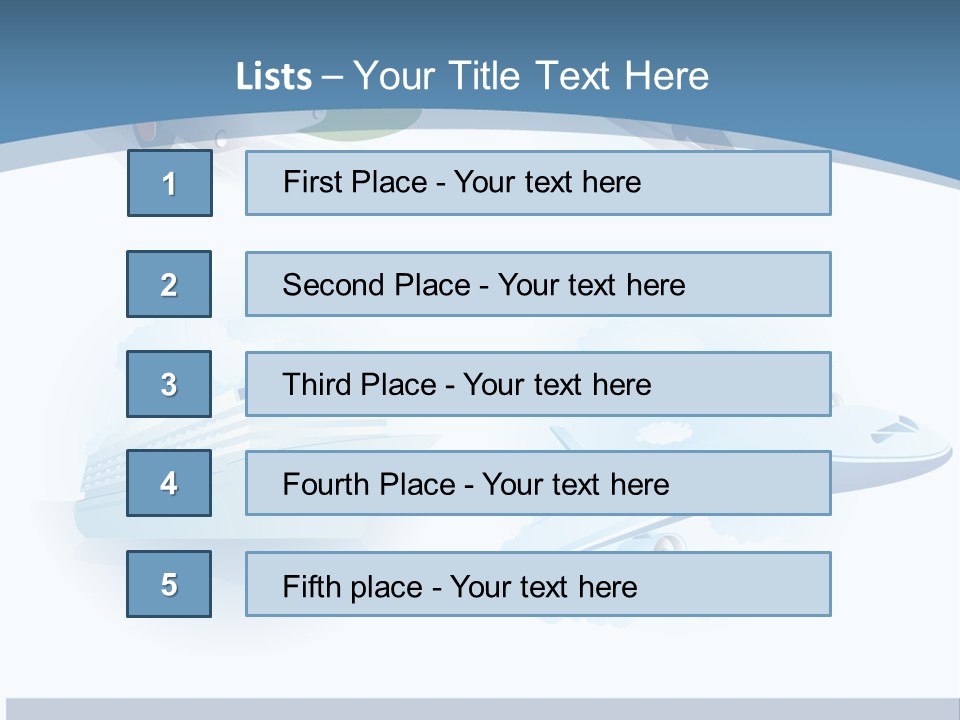 Water Van Speed PowerPoint Template