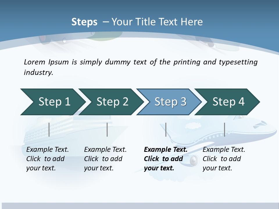 Water Van Speed PowerPoint Template