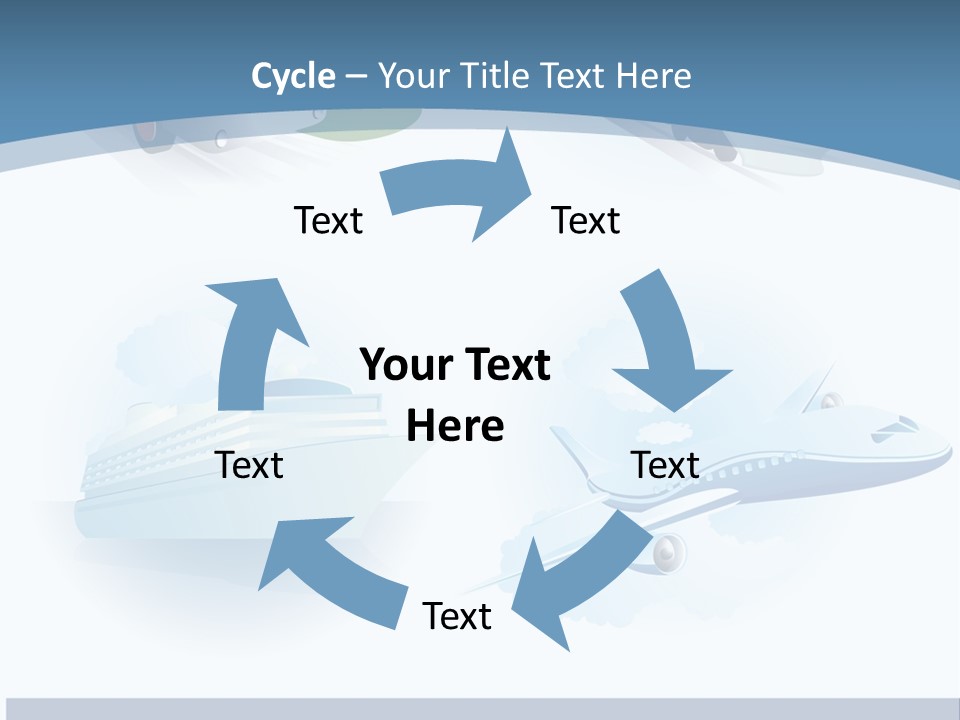 Water Van Speed PowerPoint Template