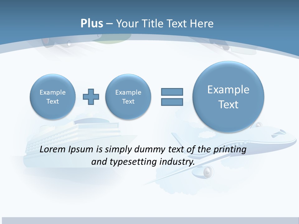Water Van Speed PowerPoint Template