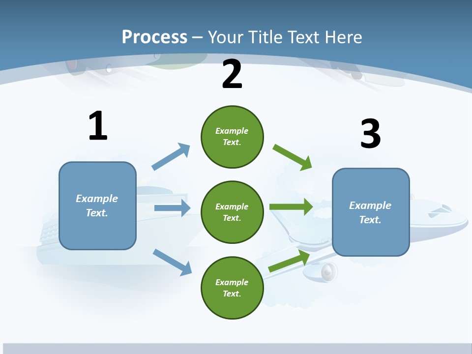 Water Van Speed PowerPoint Template