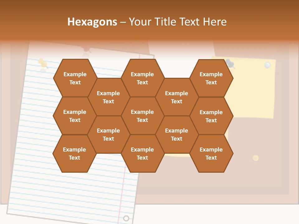 Cork Empty Reminder PowerPoint Template