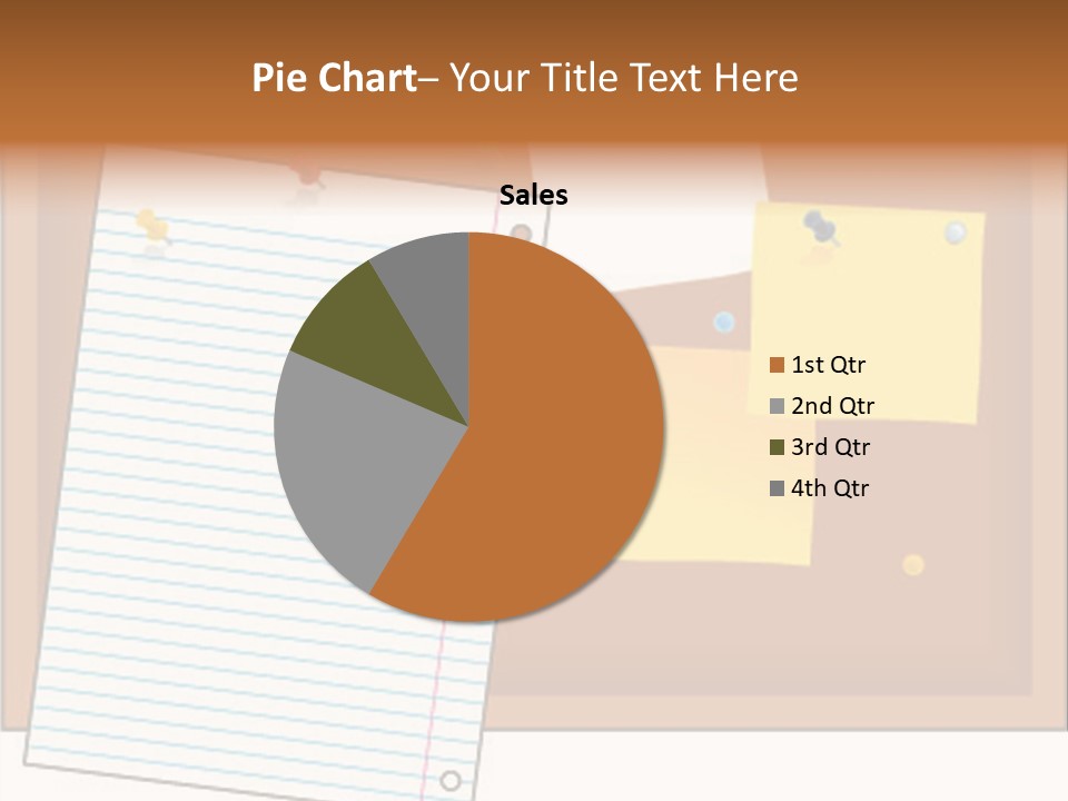 Cork Empty Reminder PowerPoint Template
