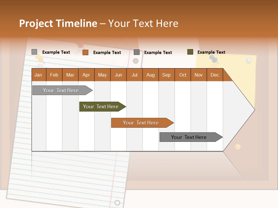 Cork Empty Reminder PowerPoint Template
