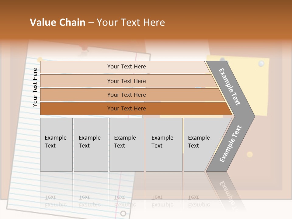 Cork Empty Reminder PowerPoint Template