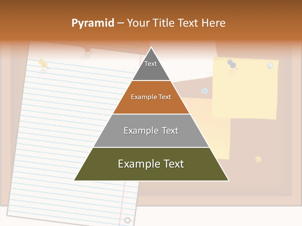 Cork Empty Reminder PowerPoint Template