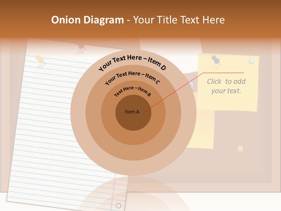 Cork Empty Reminder PowerPoint Template