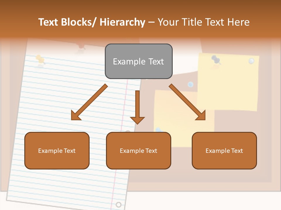 Cork Empty Reminder PowerPoint Template