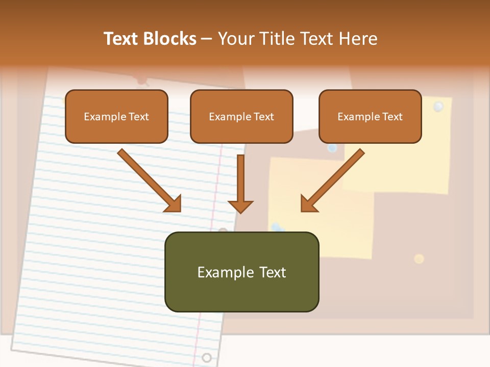 Cork Empty Reminder PowerPoint Template