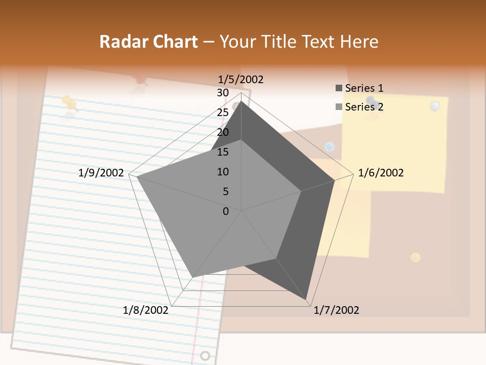 Cork Empty Reminder PowerPoint Template
