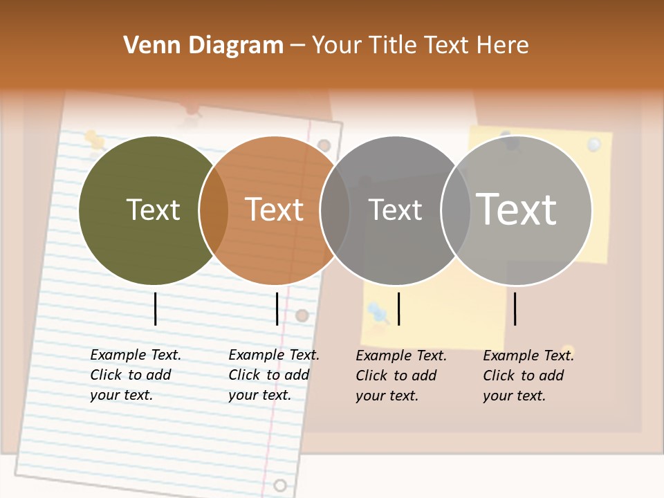 Cork Empty Reminder PowerPoint Template