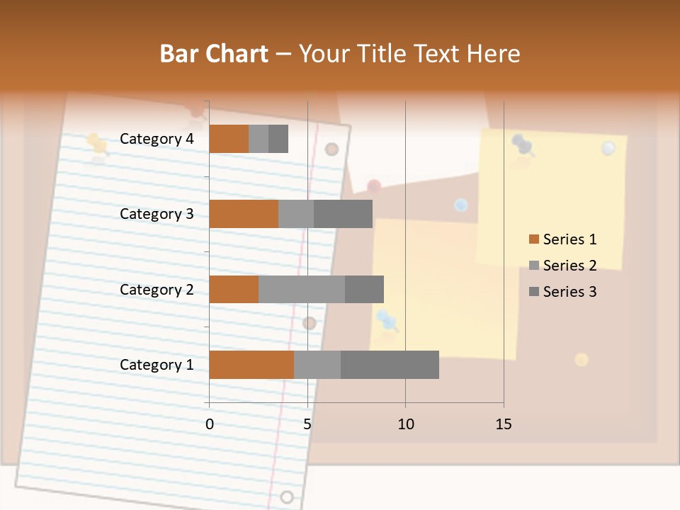 Cork Empty Reminder PowerPoint Template