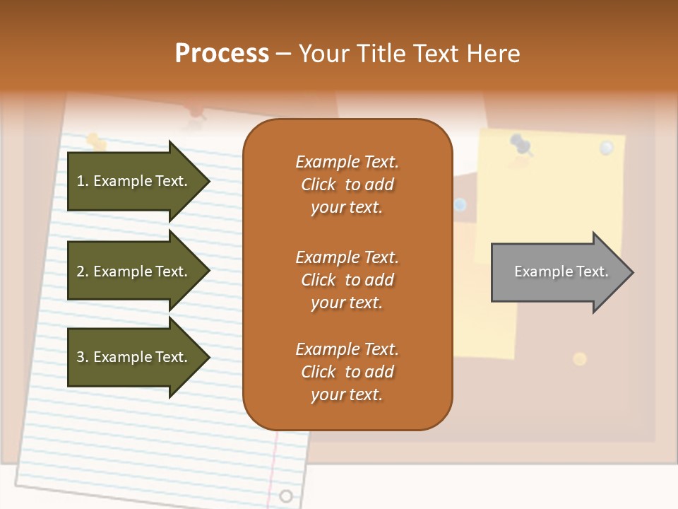 Cork Empty Reminder PowerPoint Template