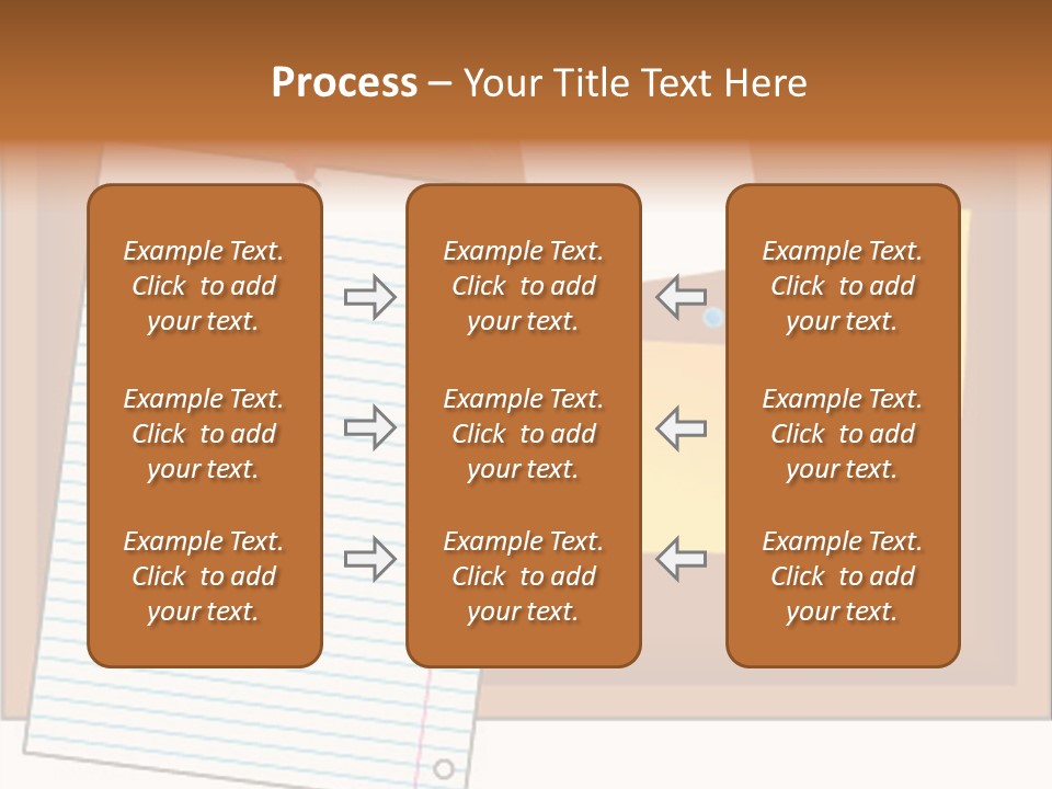 Cork Empty Reminder PowerPoint Template