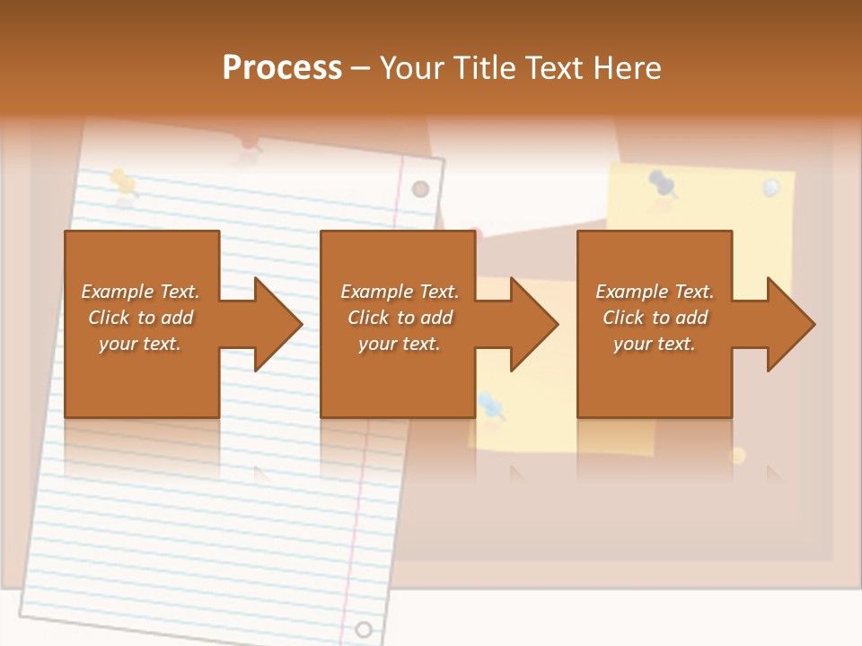 Cork Empty Reminder PowerPoint Template