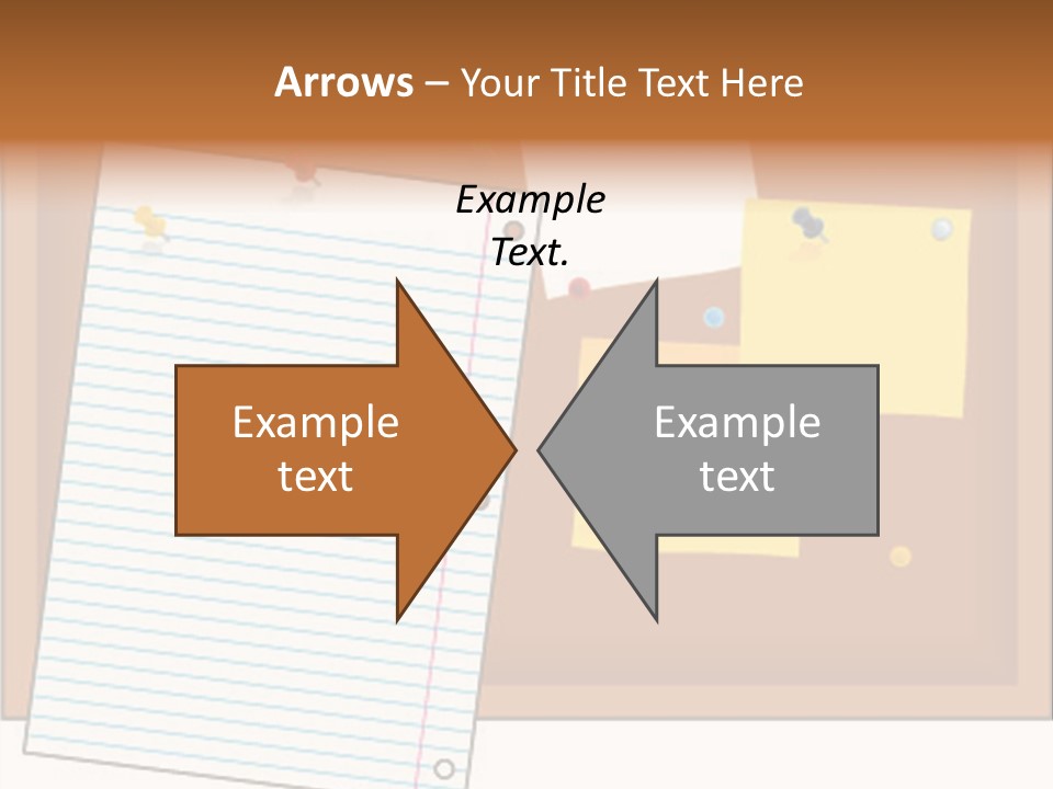 Cork Empty Reminder PowerPoint Template