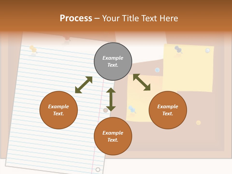 Cork Empty Reminder PowerPoint Template