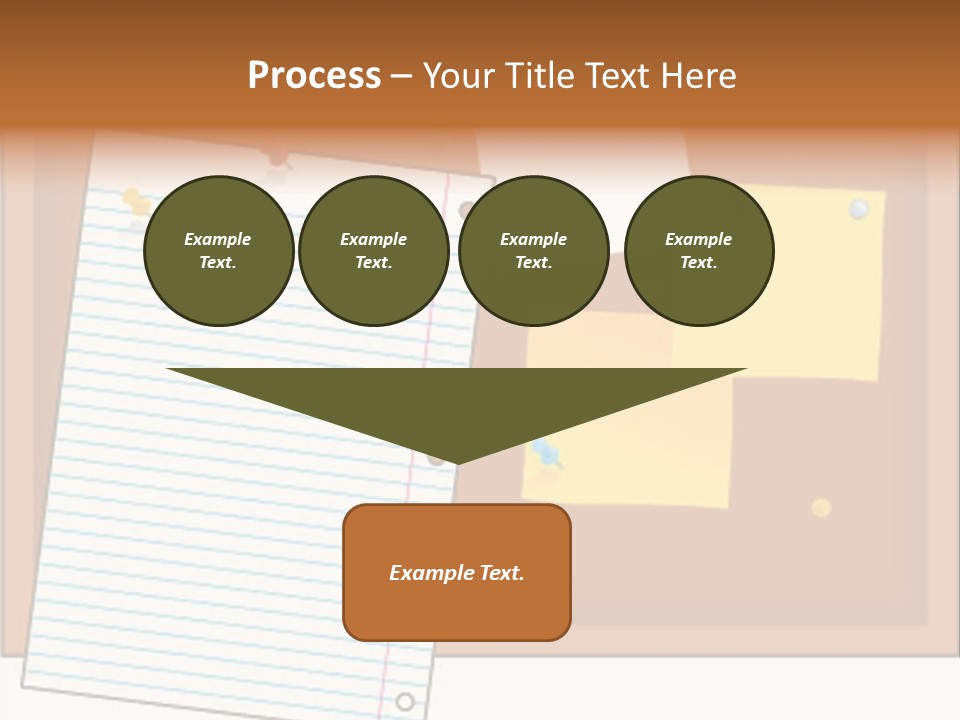 Cork Empty Reminder PowerPoint Template