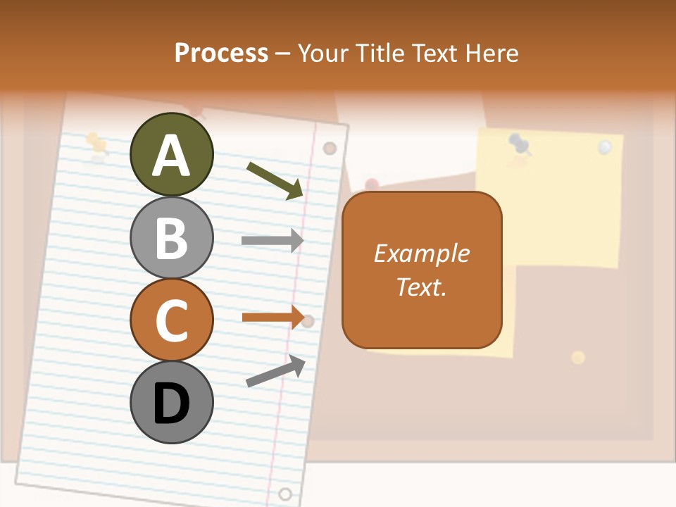 Cork Empty Reminder PowerPoint Template