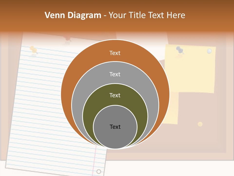 Cork Empty Reminder PowerPoint Template