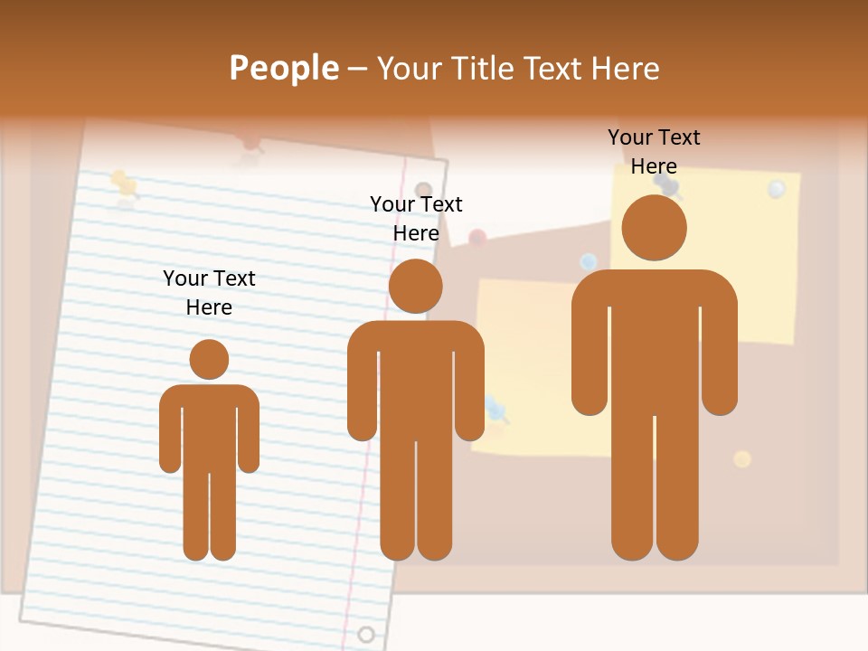 Cork Empty Reminder PowerPoint Template