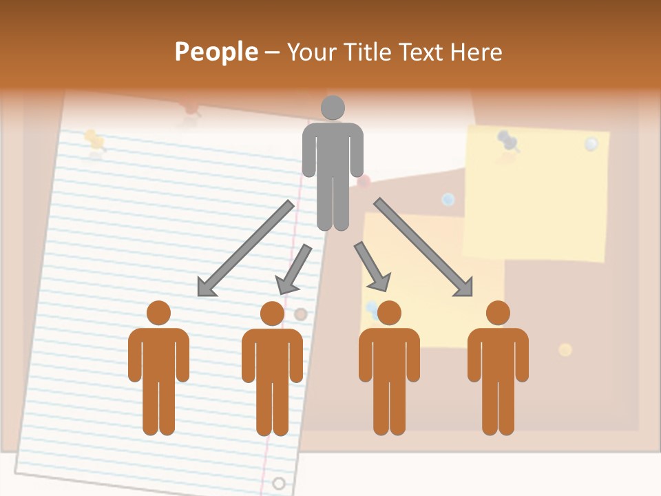 Cork Empty Reminder PowerPoint Template