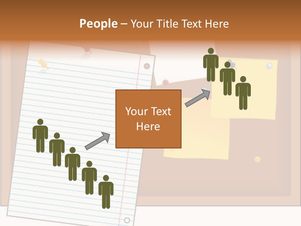 Cork Empty Reminder PowerPoint Template