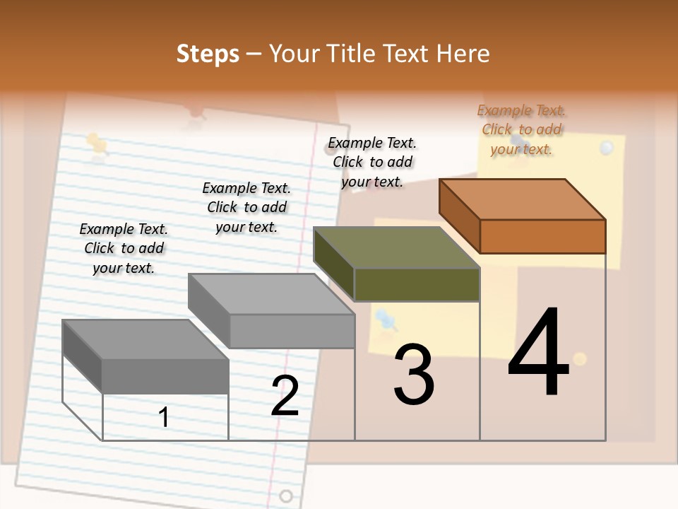 Cork Empty Reminder PowerPoint Template