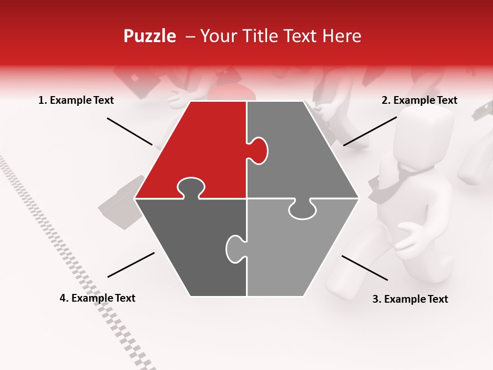 Employer Partnership Suitcase PowerPoint Template