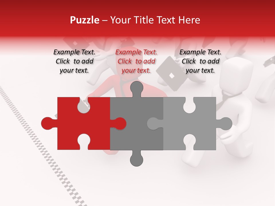 Employer Partnership Suitcase PowerPoint Template