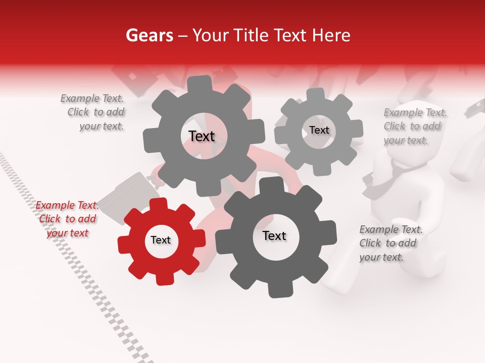 Employer Partnership Suitcase PowerPoint Template