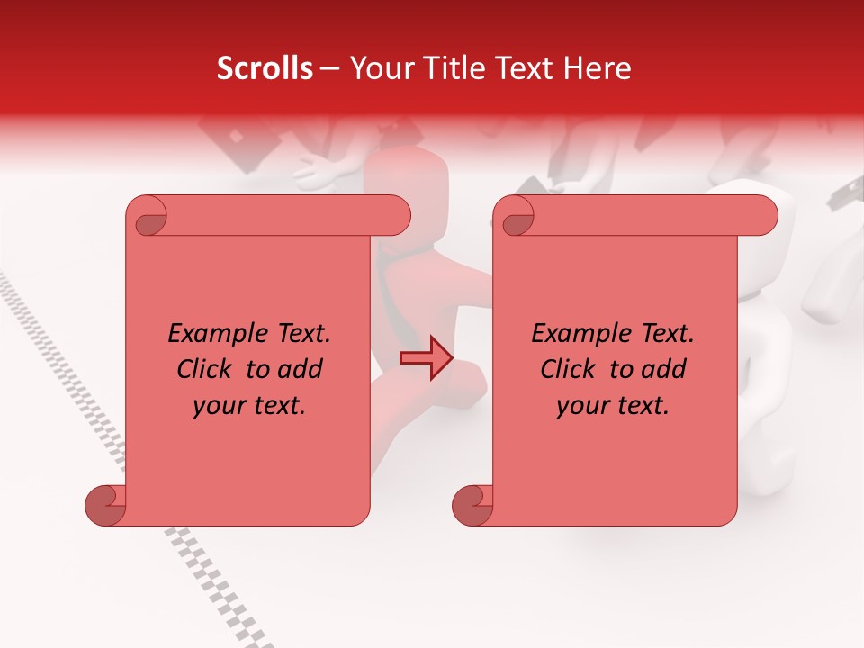 Employer Partnership Suitcase PowerPoint Template